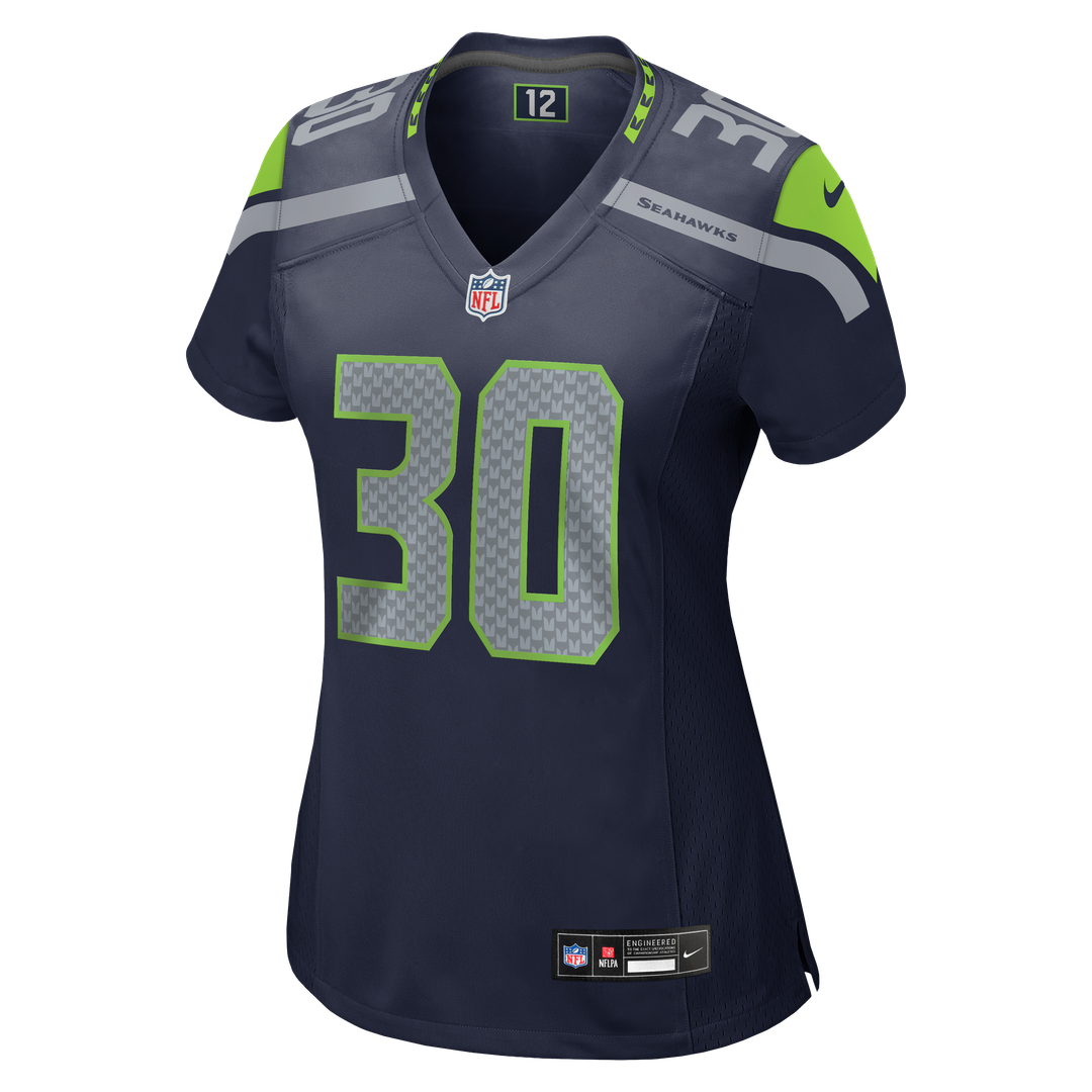 Cam Akers Seattle Seahawks Nike Women's Team Game Jersey -  College Navy