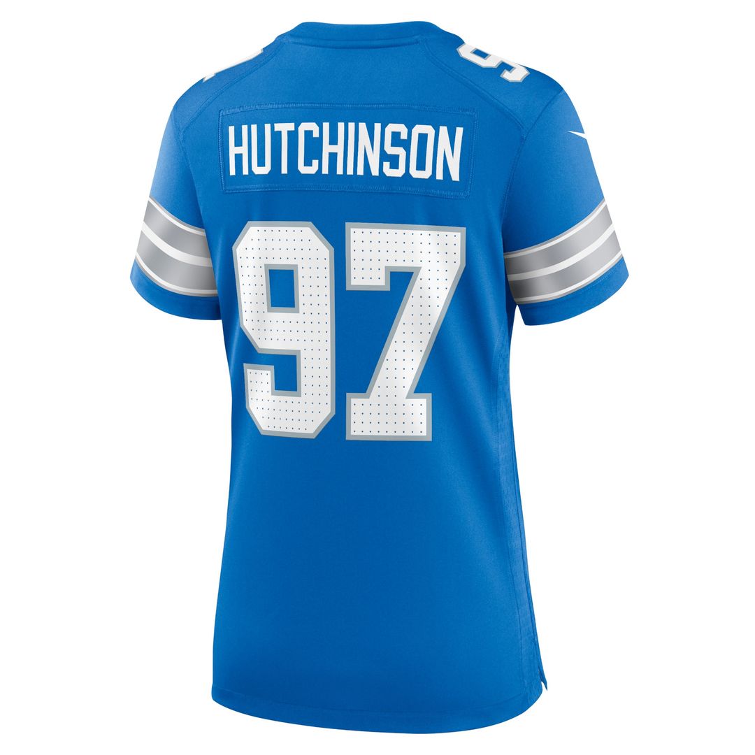 Aidan Hutchinson Detroit Lions Nike Women's Game Jersey - Blue