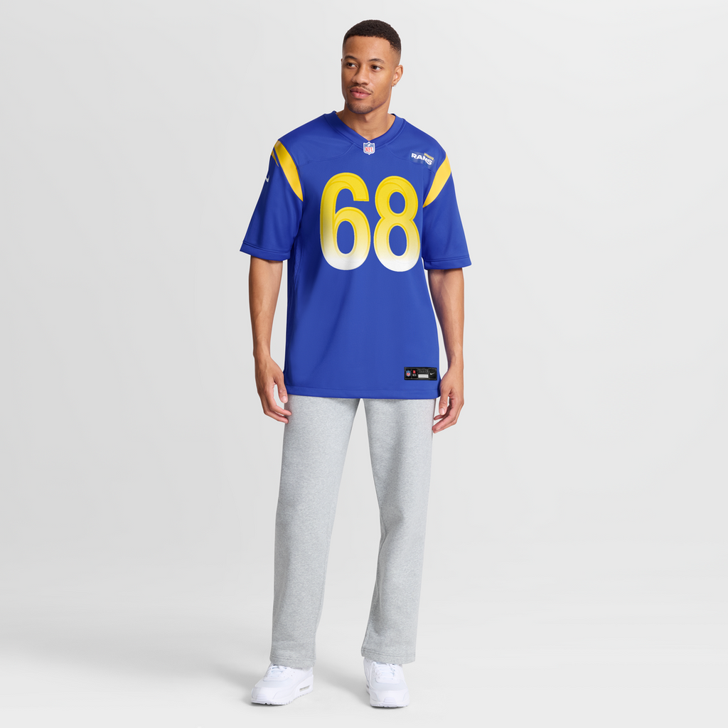David Quessenberry Los Angeles Rams Nike Team Game Jersey -  Royal