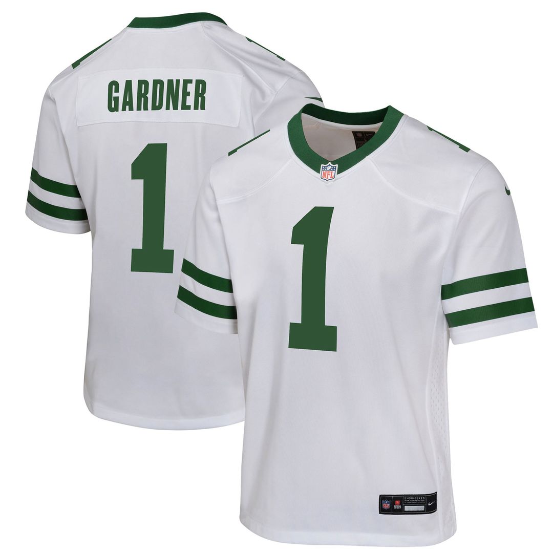 Ahmad Sauce Gardner New York Jets Nike Youth Game Jersey - Green