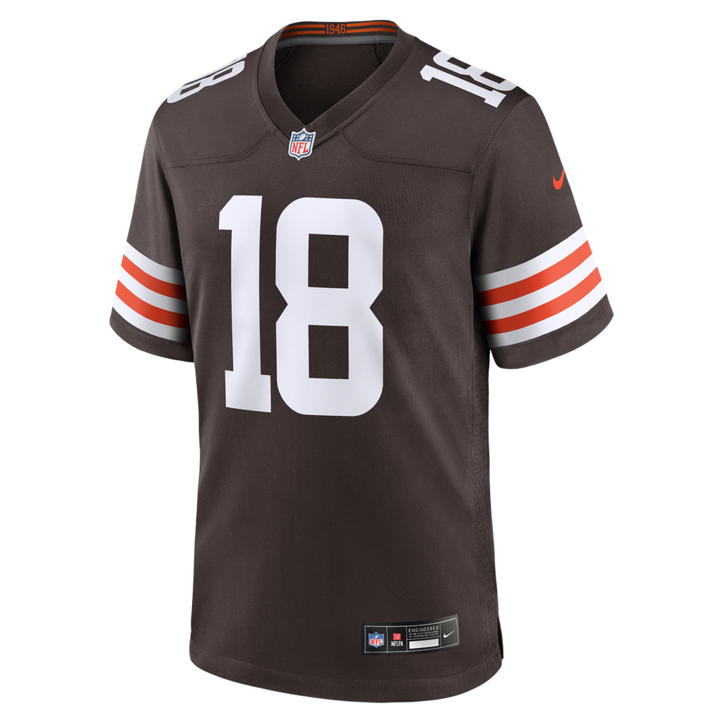 David Bell Cleveland Browns Nike Game Jersey - Brown