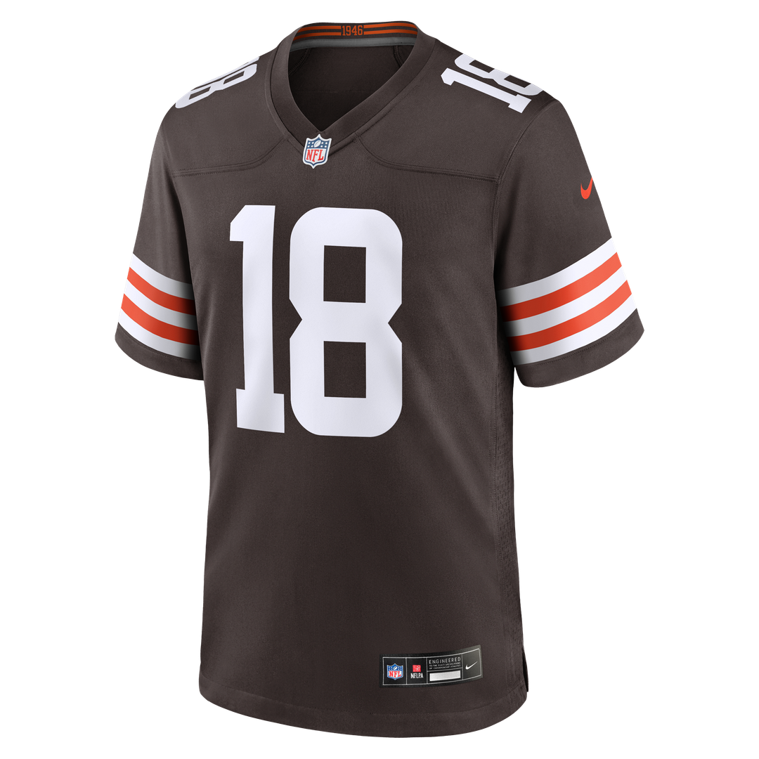 David Bell Cleveland Browns Nike Game Jersey - Brown