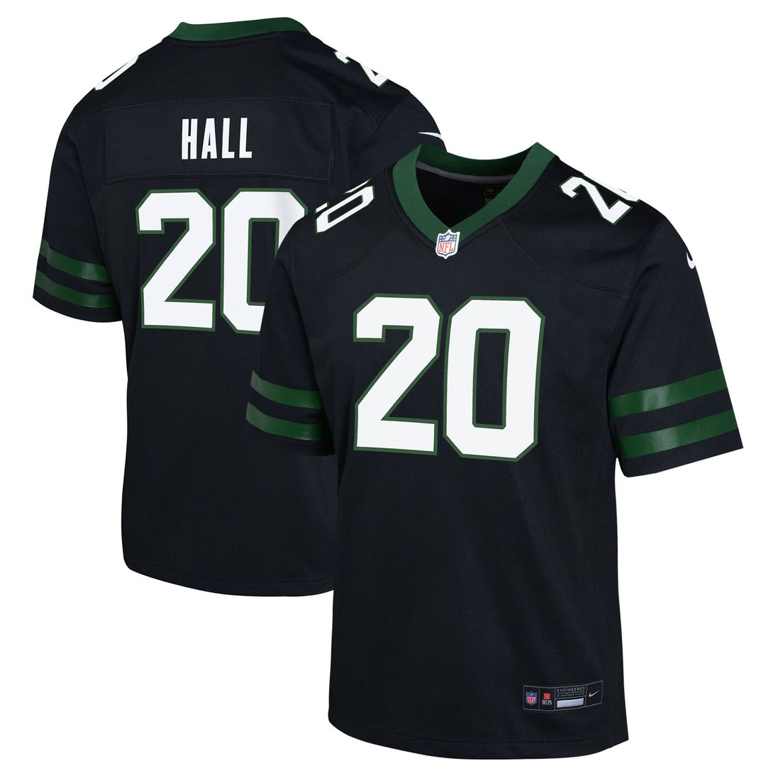 Breece Hall New York Jets Nike Youth Game Jersey - Black