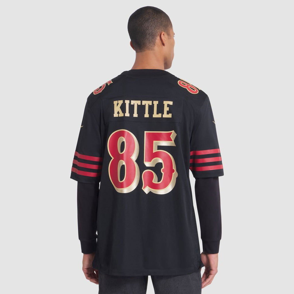 George Kittle San Francisco 49ers Nike 2025 Rivalries Collection Game Jersey - Black