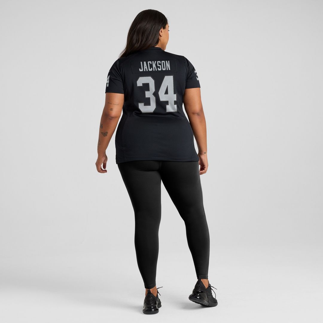 Bo Jackson Las Vegas Raiders Nike Women's Game Retired Player Jersey - Black