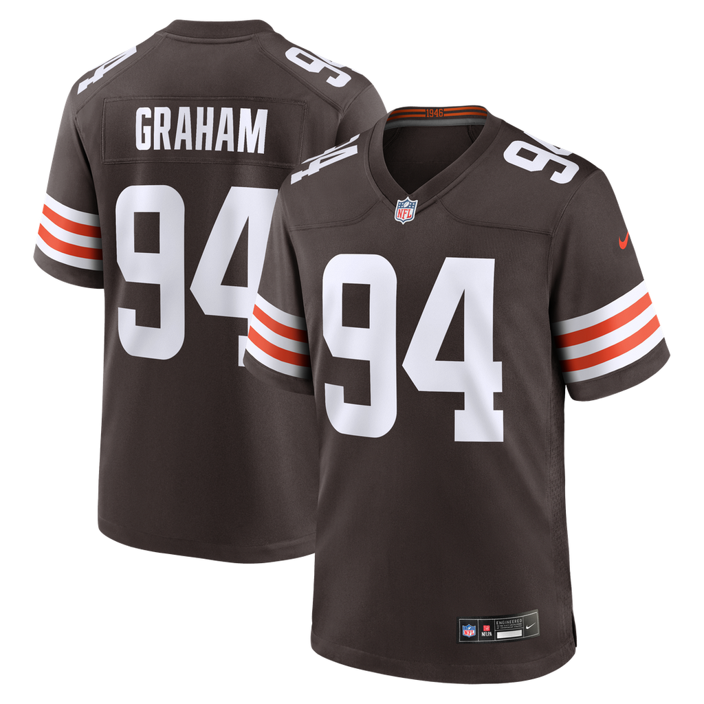 Mason Graham Cleveland Browns Nike Game Jersey - Brown