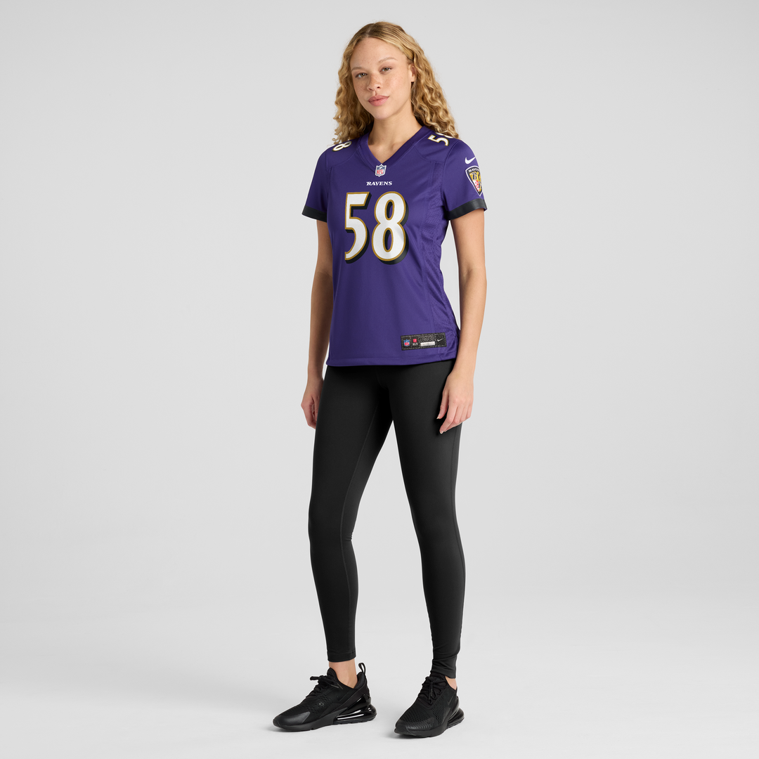 Taven Bryan Baltimore Ravens Nike Women's Team Game Jersey -  Purple