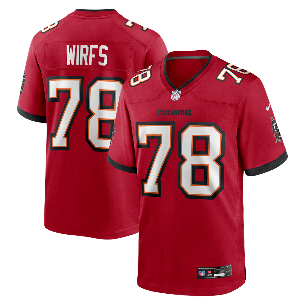 Tristan Wirfs Tampa Bay Buccaneers Nike Player Game Jersey - Red