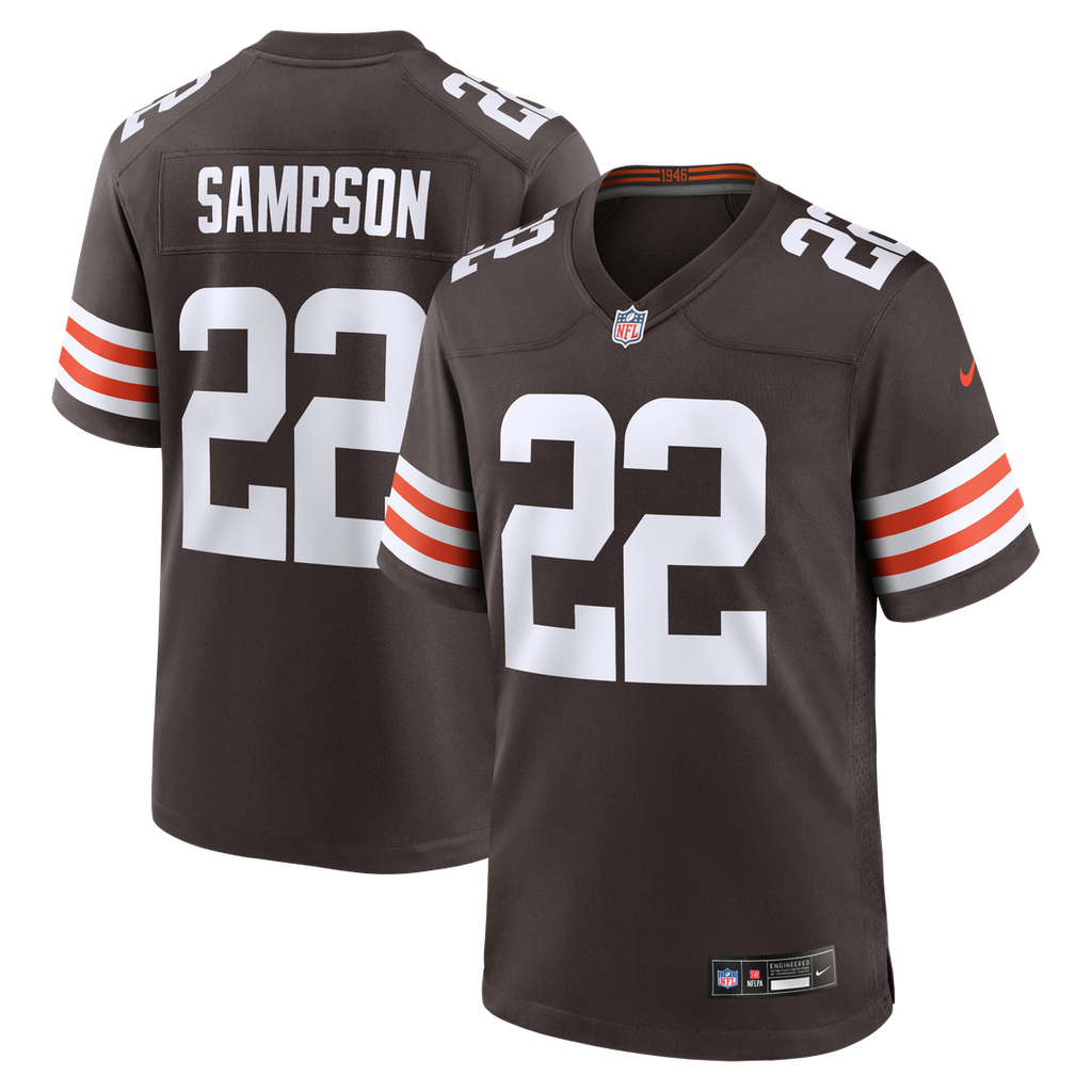 Dylan Sampson Cleveland Browns Nike Team Game Jersey -  Brown