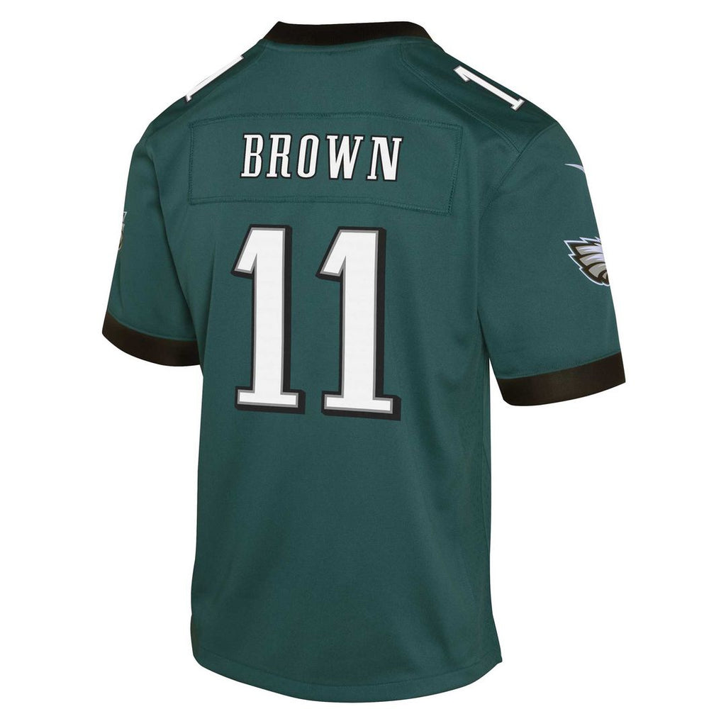 A.J. Brown Philadelphia Eagles Nike Youth Game Jersey - Green