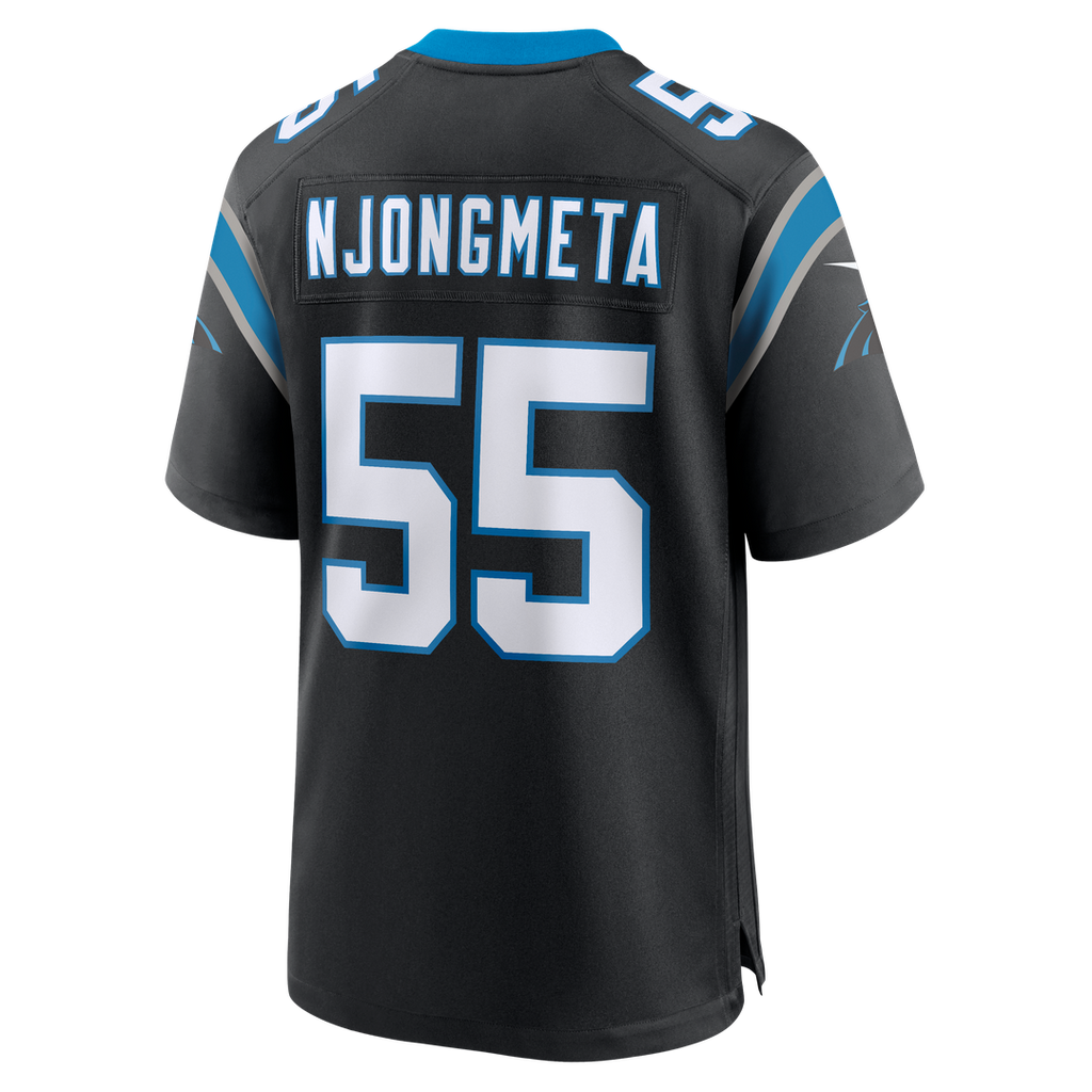 Maema Njongmeta Carolina Panthers Nike Team Game Jersey -  Black