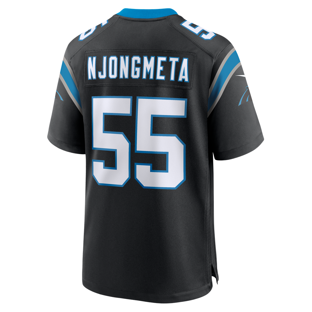 Maema Njongmeta Carolina Panthers Nike Team Game Jersey -  Black