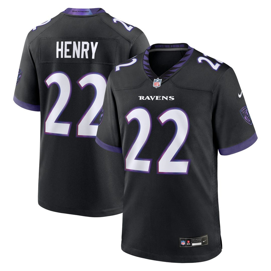 Derrick Henry Baltimore Ravens Nike Alternate Game Jersey - Black