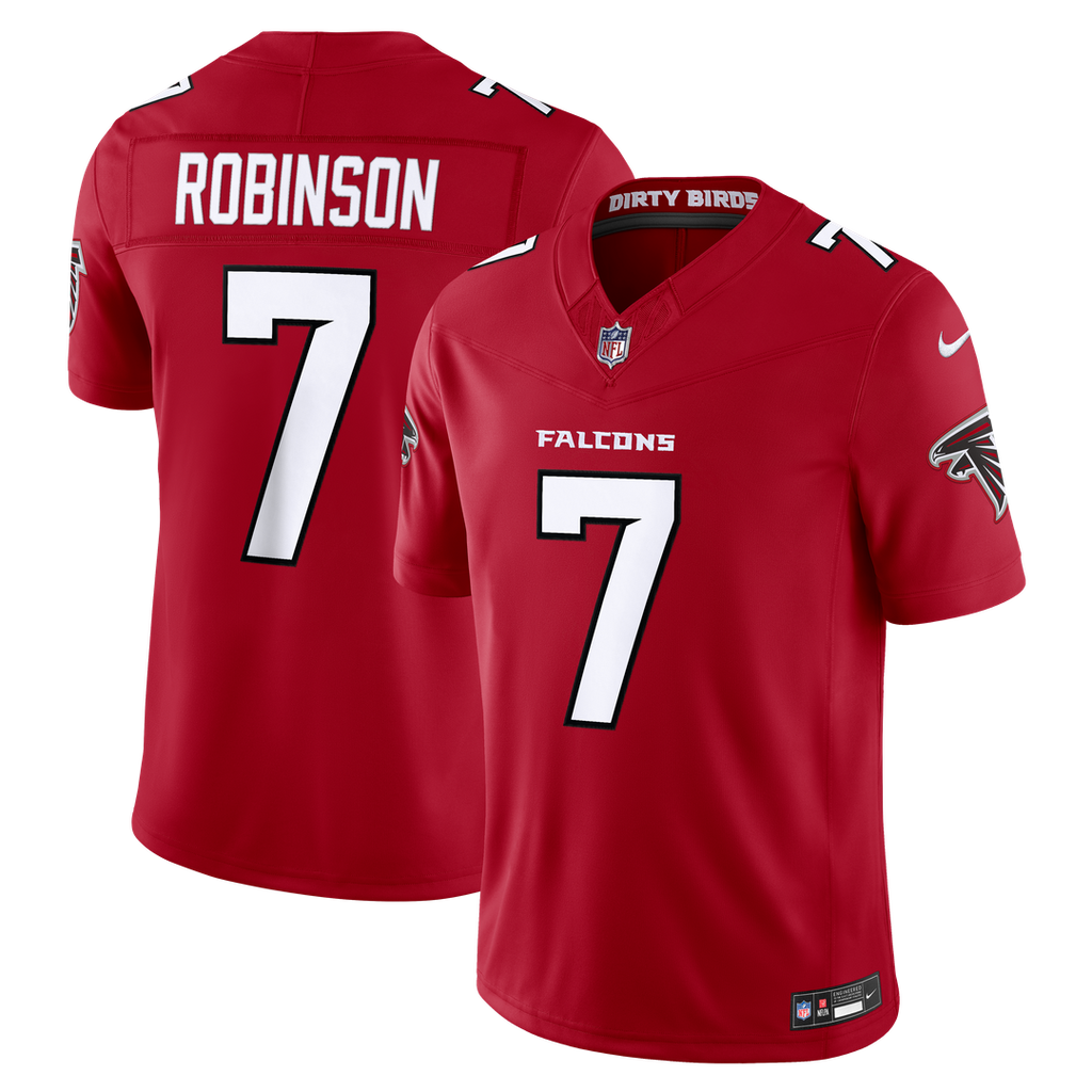 Bijan Robinson Atlanta Falcons Nike Vapor F.U.S.E. Stitched Limited Jersey - Red