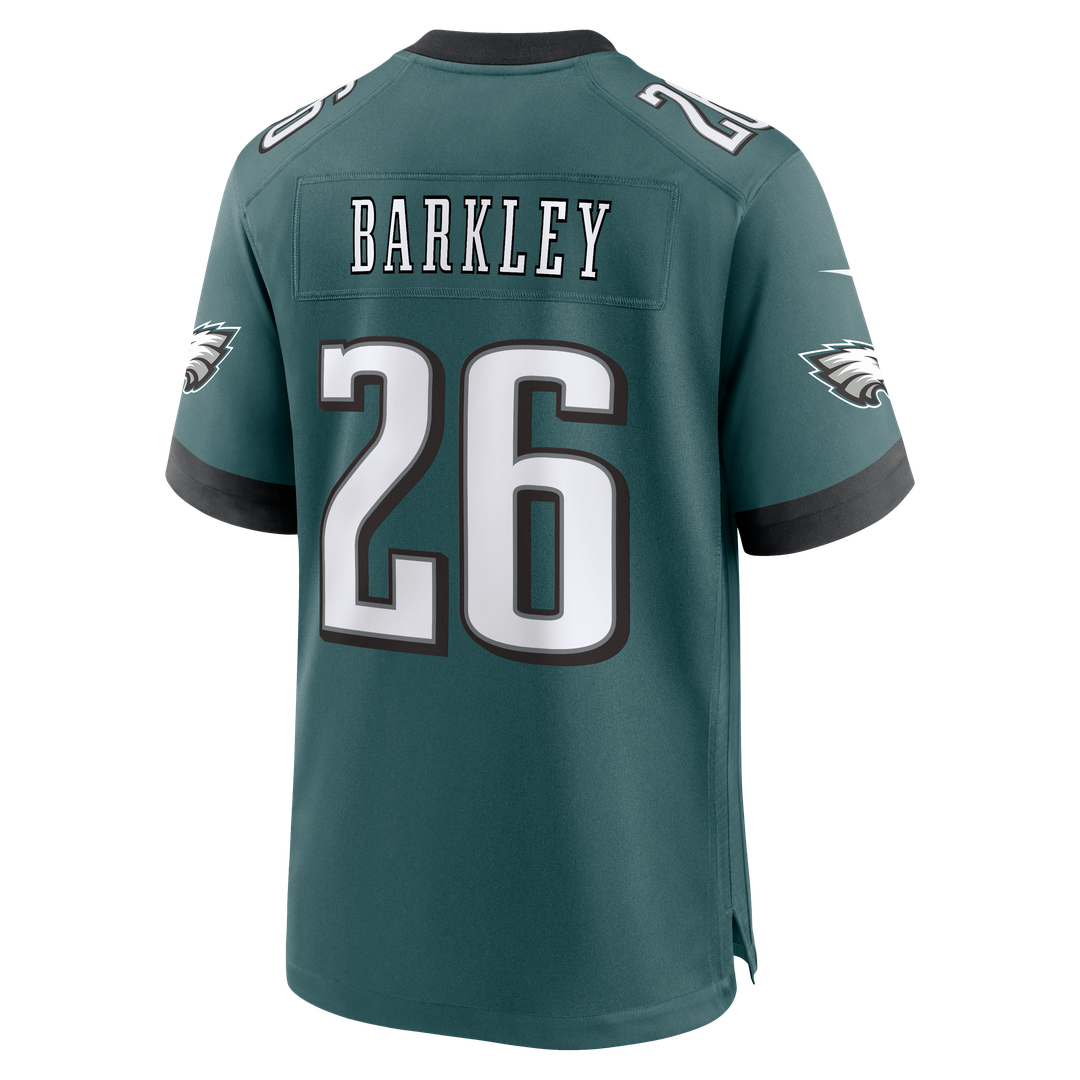 Saquon Barkley Philadelphia Eagles Nike Team Game Jersey -  Midnight Green