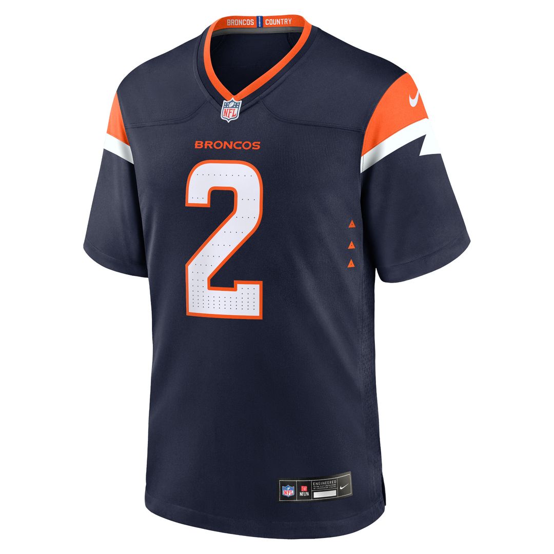Patrick Surtain II Denver Broncos Nike Alternate Game Jersey - Navy