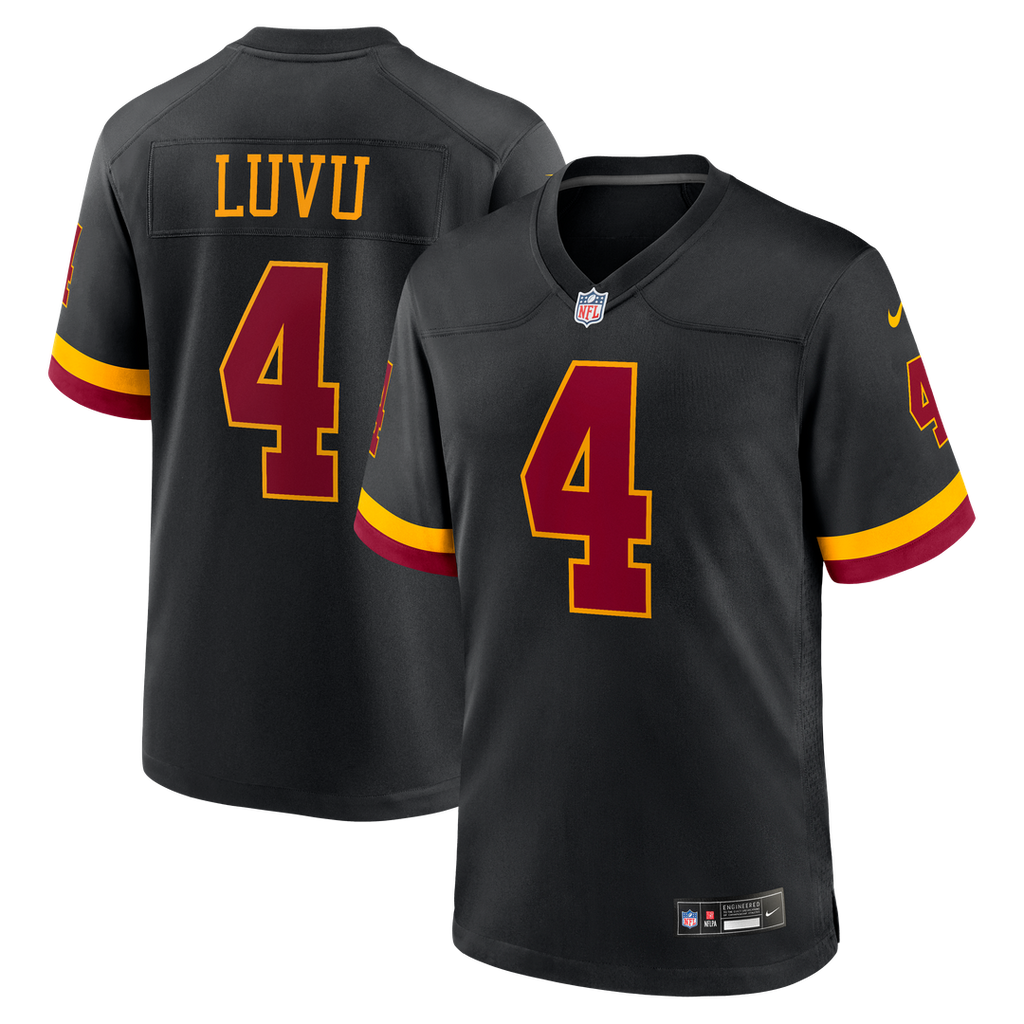 Frankie Luvu Washington Commanders Nike Hail Raiser Alternate Game Jersey - Black