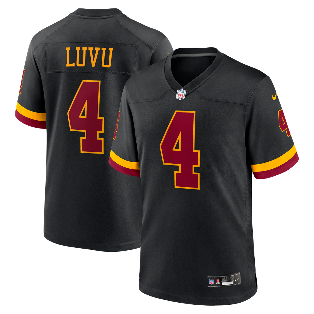 Frankie Luvu Washington Commanders Nike Hail Raiser Alternate Game Jersey - Black