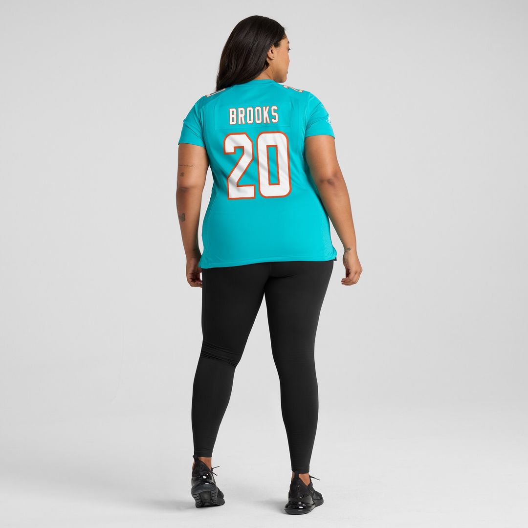 Jordyn Brooks Miami Dolphins Nike Women's  Game Jersey -  Aqua