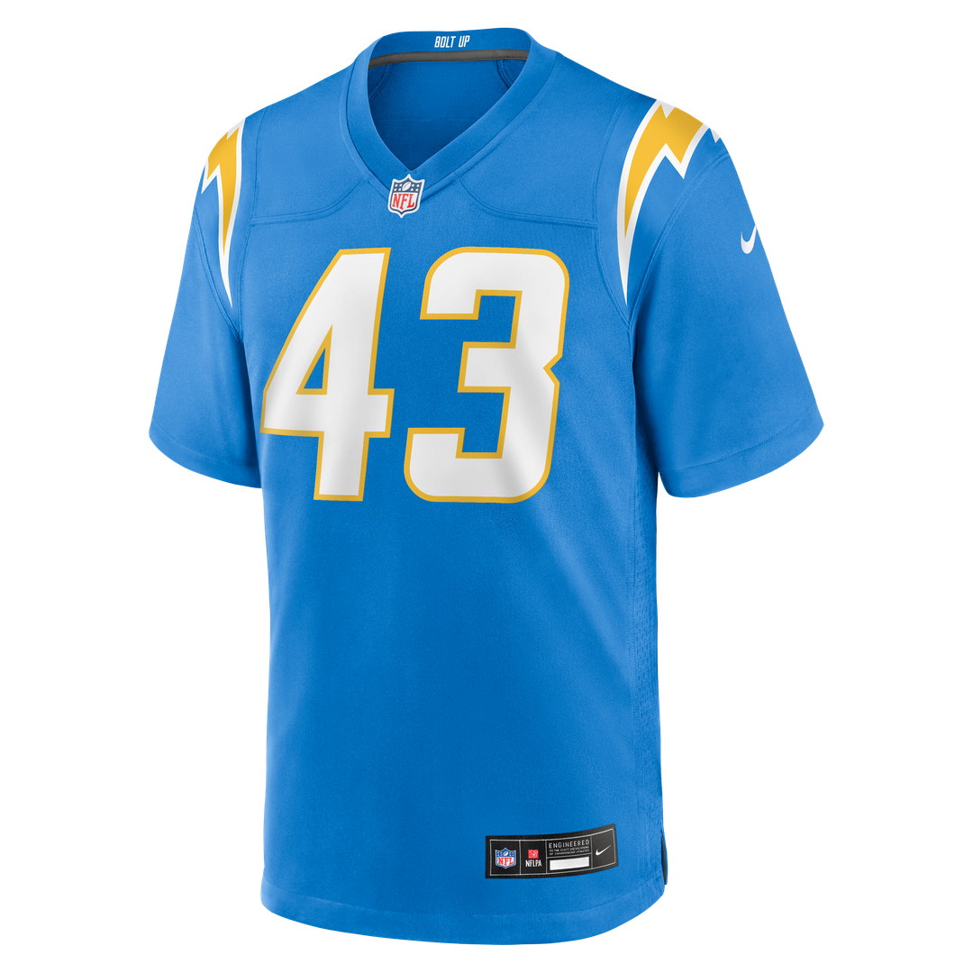 Troy Dye Los Angeles Chargers Nike  Game Jersey -  Powder Blue