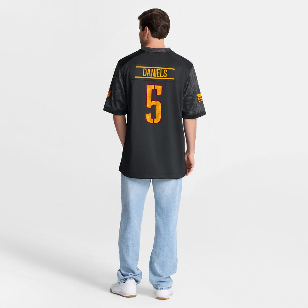 Jayden Daniels Washington Commanders Nike Alternate Game Player Jersey - Black