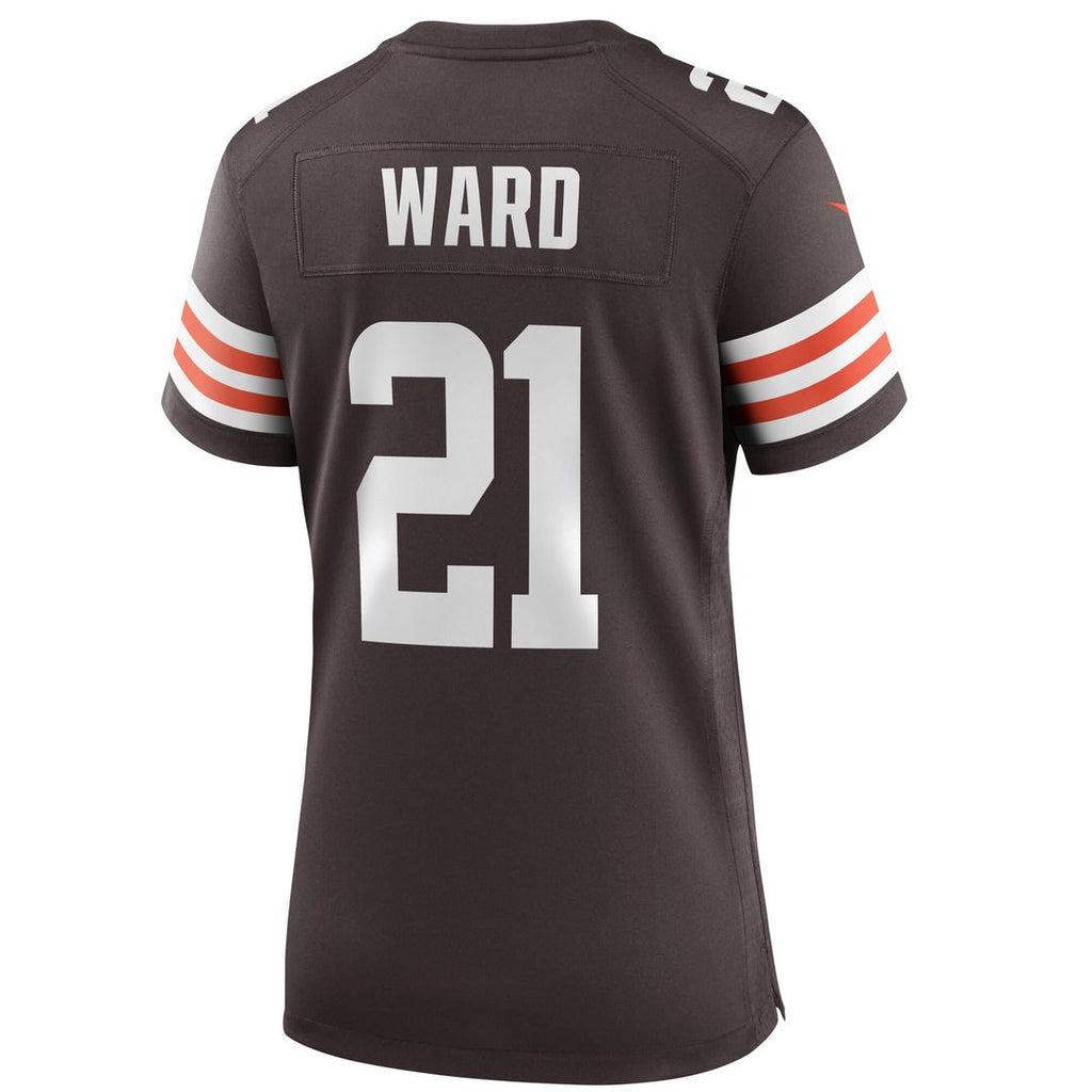 Denzel Ward Cleveland Browns Nike Women's Player Game Jersey - Brown