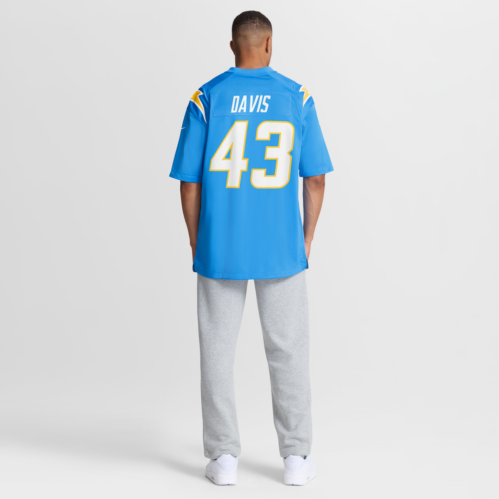 Michael Davis Los Angeles Chargers Nike Game Jersey - Powder Blue