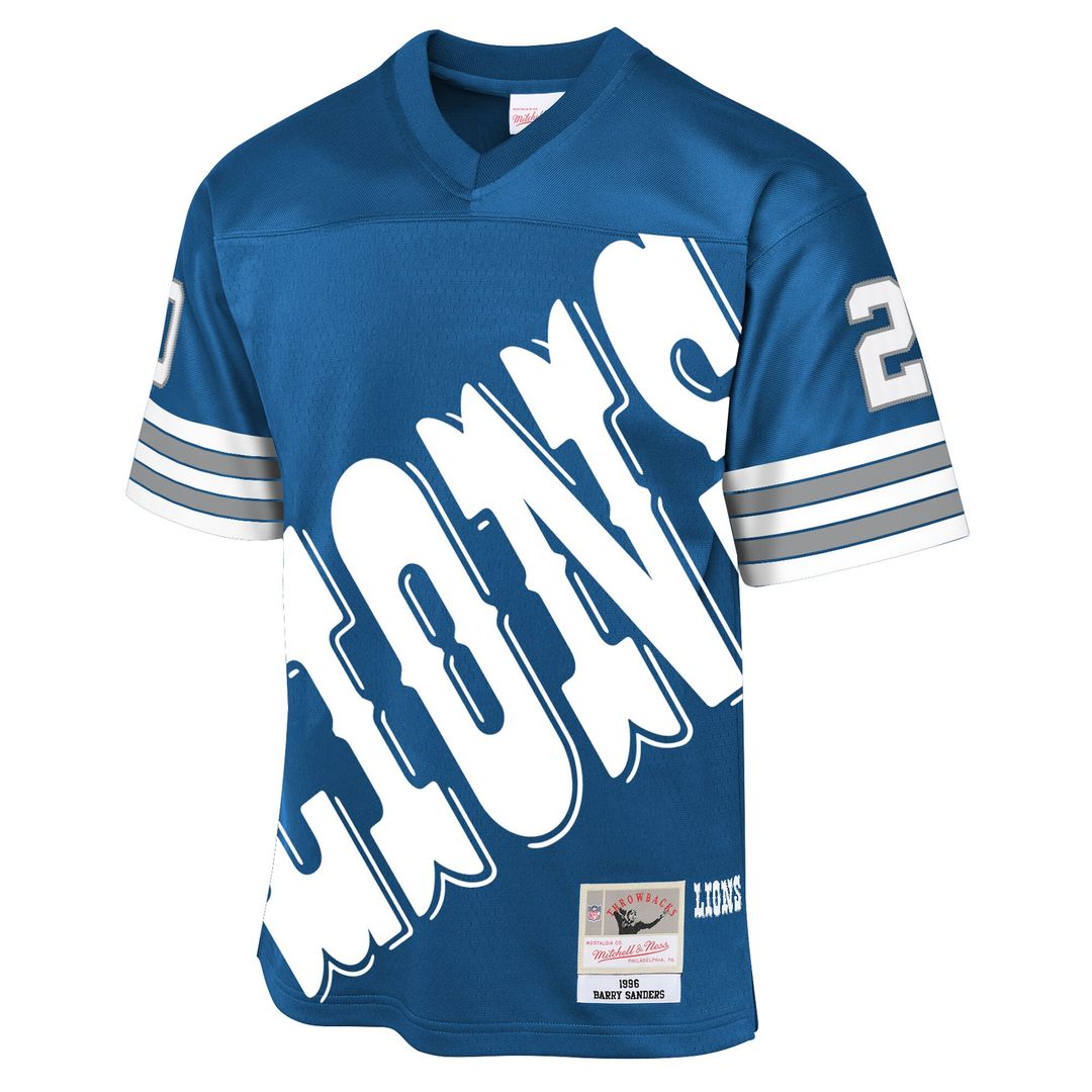 Barry Sanders Detroit Lions Mitchell & Ness Youth 1996 Throwback Fashion Jersey - Blue