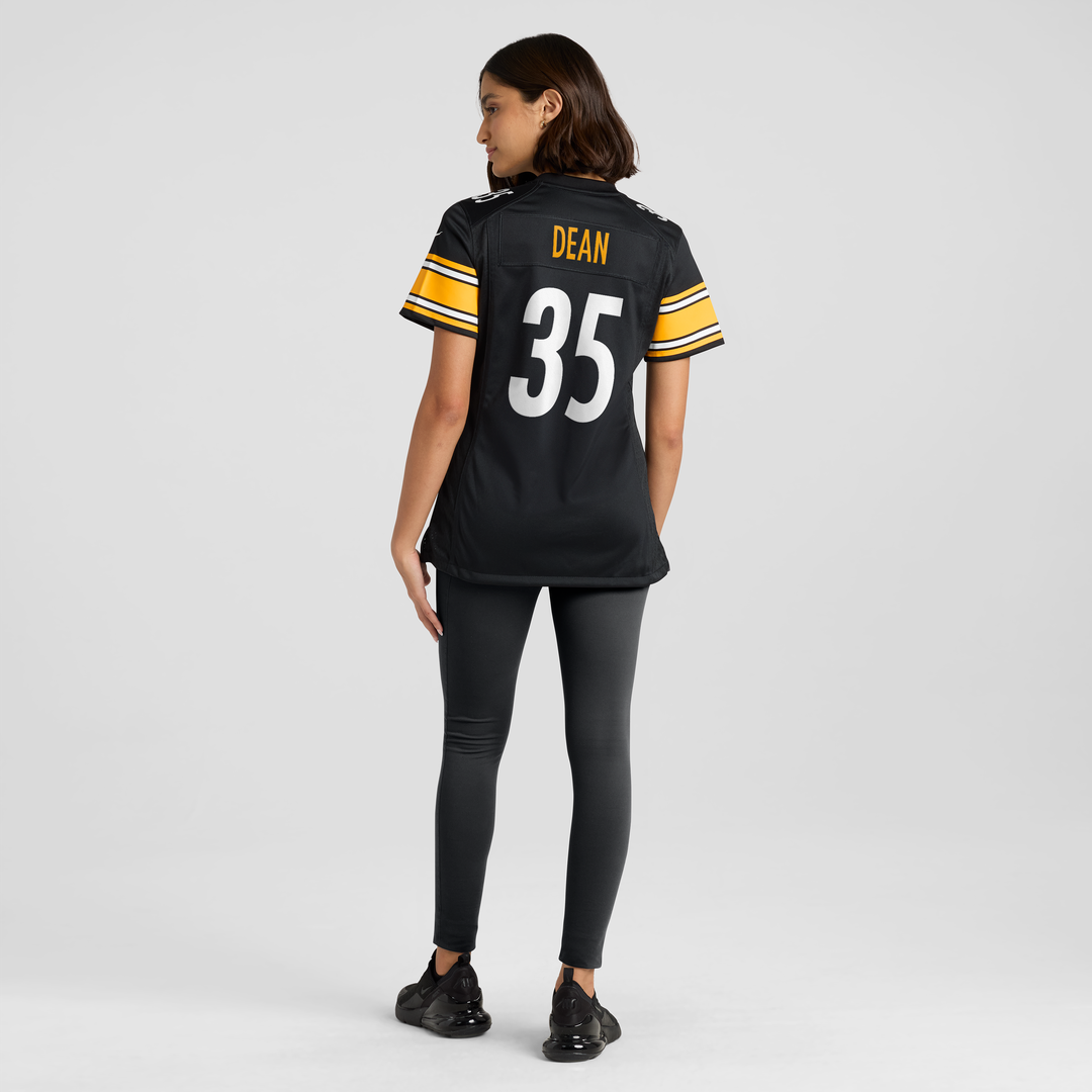 Jamel Dean Pittsburgh Steelers Nike Women's Team Game Jersey -  Black