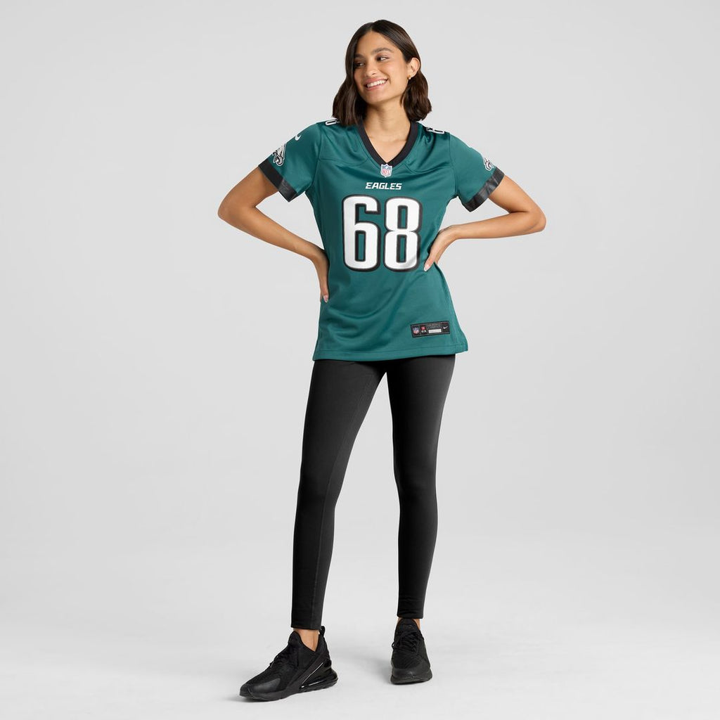 Jordan Mailata Philadelphia Eagles Nike Women's Team Game Jersey - Midnight Green