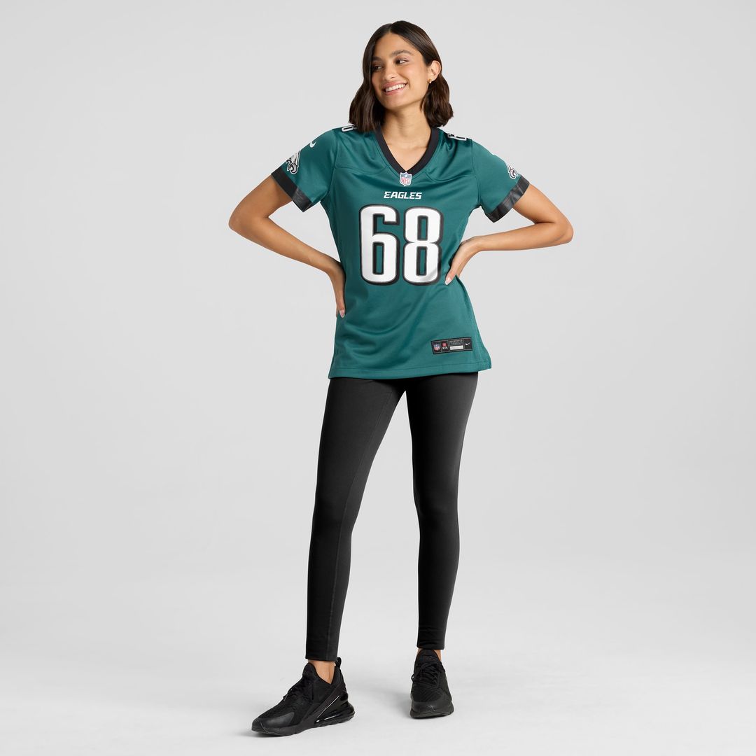 Jordan Mailata Philadelphia Eagles Nike Women's Team Game Jersey - Midnight Green