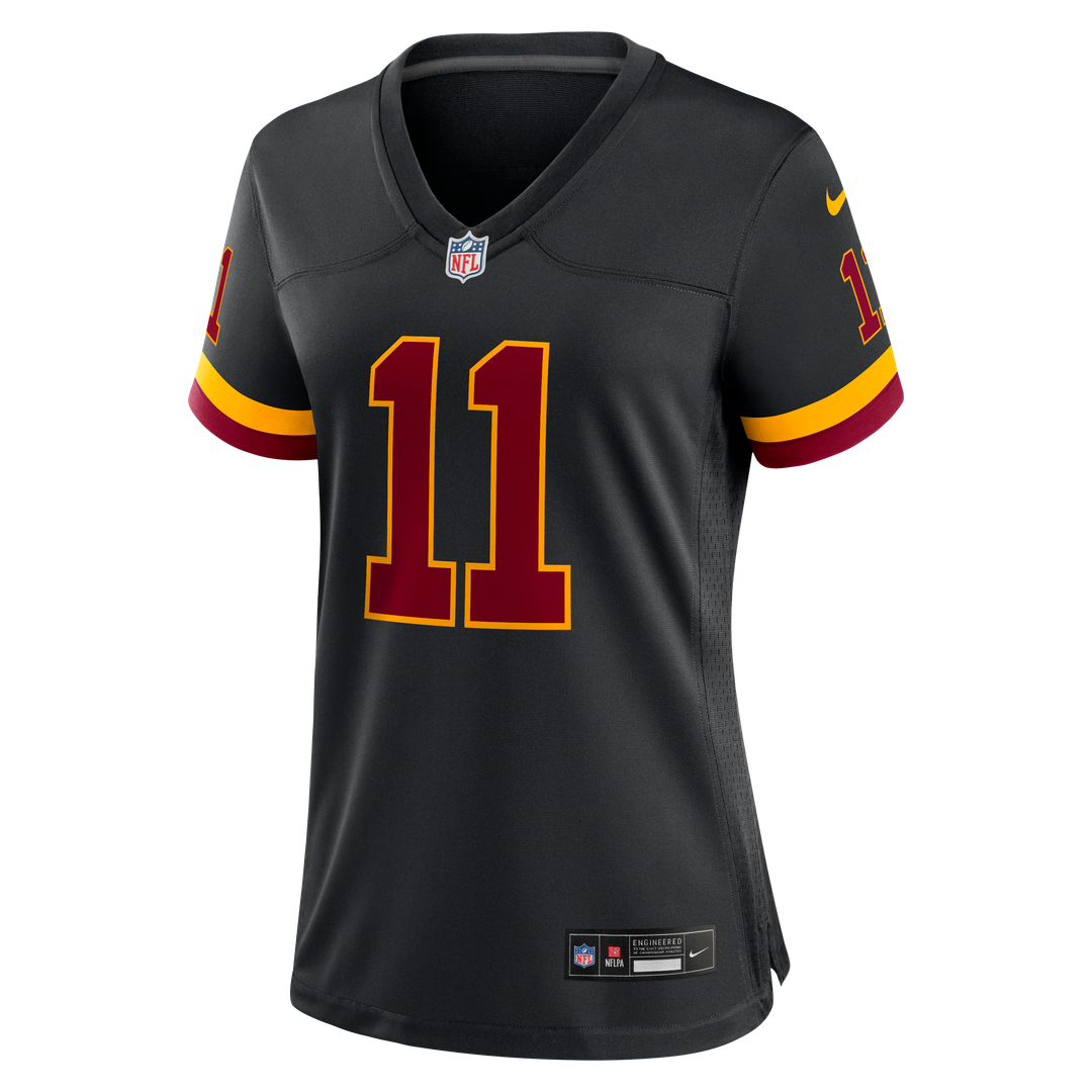 Luke McCaffrey Washington Commanders Nike Women's Hail Raiser Alternate Game Jersey - Black