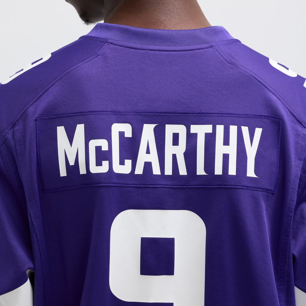 J.J. McCarthy Minnesota Vikings Nike Alternate Game Player Jersey - White