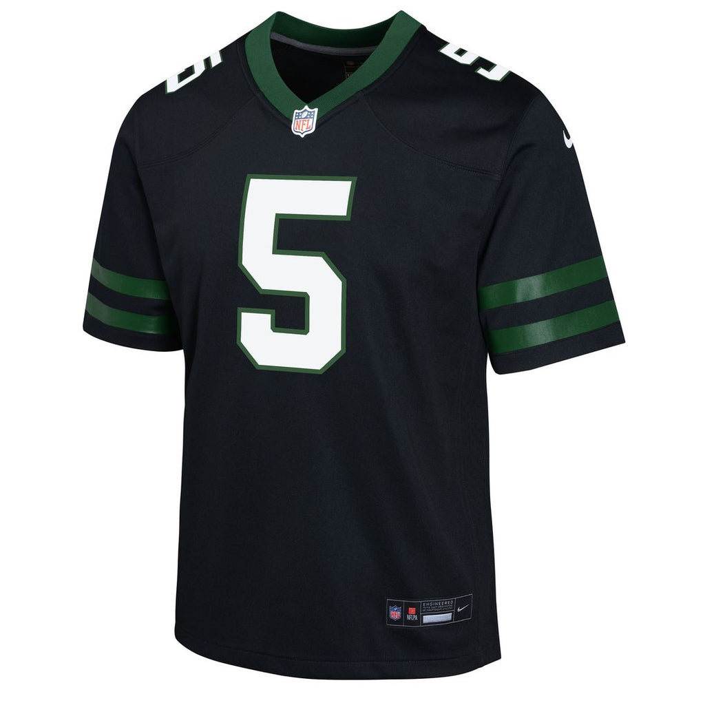 Garrett Wilson New York Jets Nike Youth Game Jersey - Green
