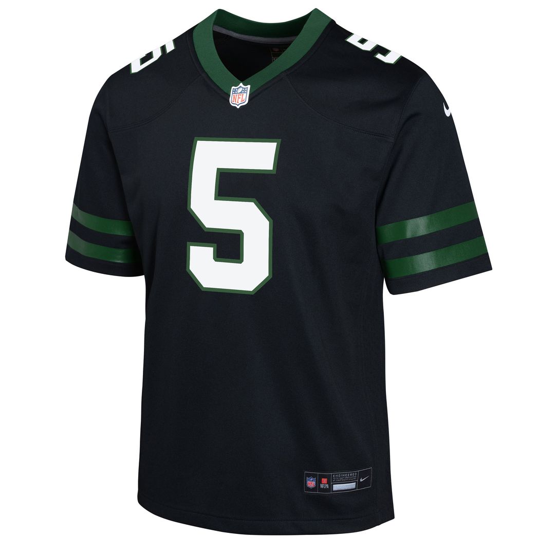 Garrett Wilson New York Jets Nike Youth Game Jersey - White