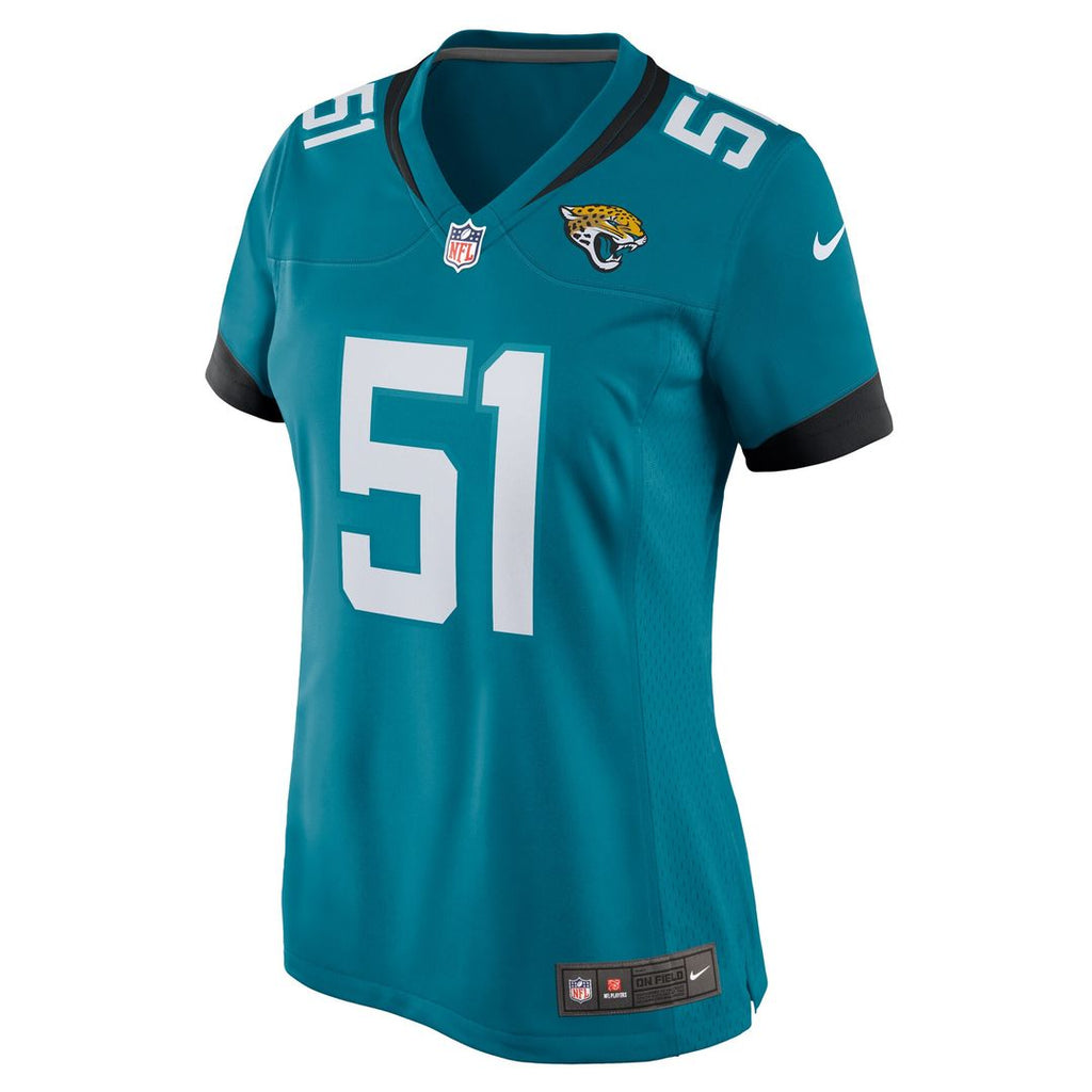 Ventrell Miller Jacksonville Jaguars Nike Women's  Game Jersey -  Teal