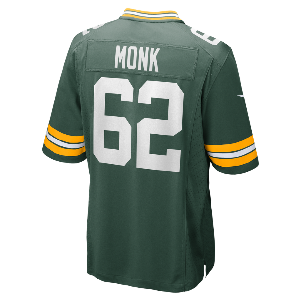 Jacob Monk Green Bay Packers Nike  Game Jersey -  Green