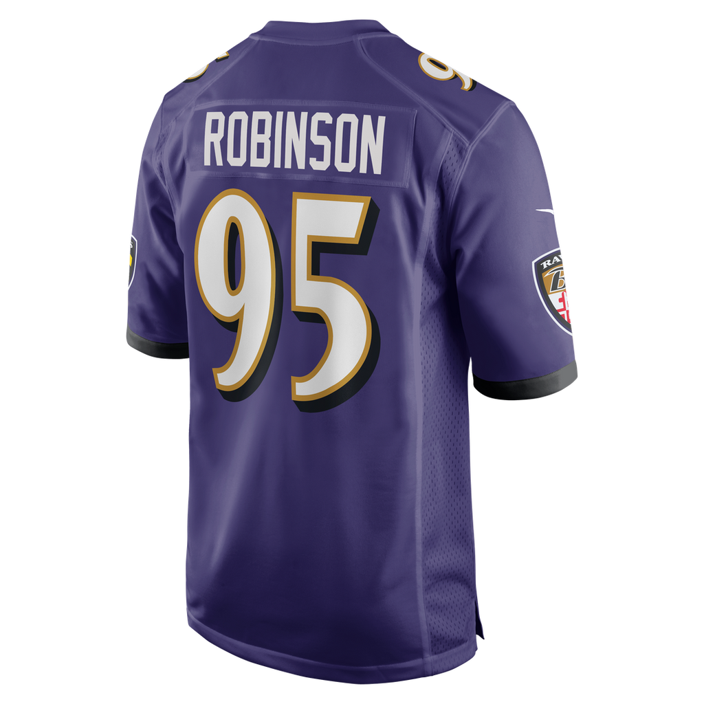 Tavius Robinson Baltimore Ravens Nike Team Game Jersey -  Purple