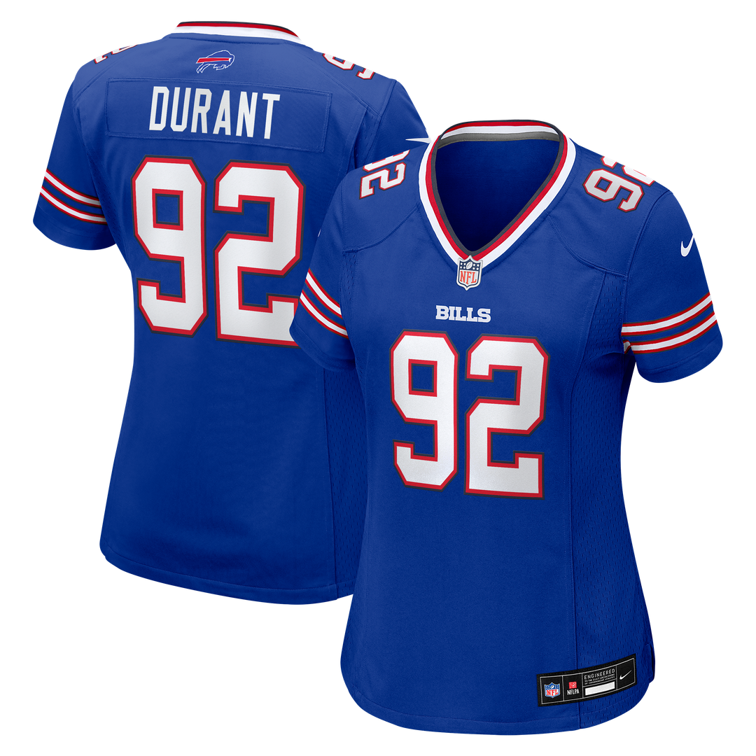 Zane Durant Buffalo Bills Nike Women's Team Game Jersey -  Royal
