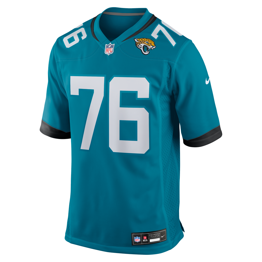 Ezra Cleveland Jacksonville Jaguars Nike  Game Jersey -  Teal