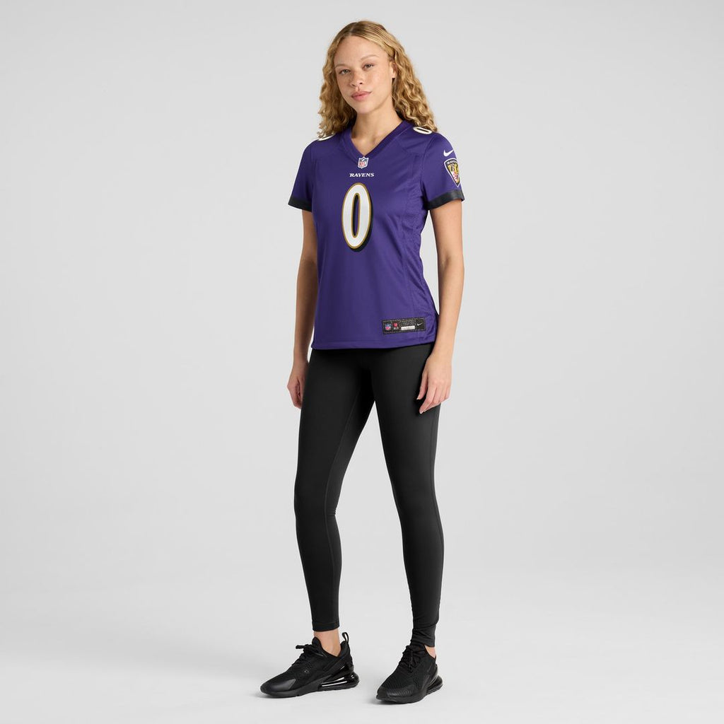 Roquan Smith Baltimore Ravens Nike Women's Team Game Jersey - Purple