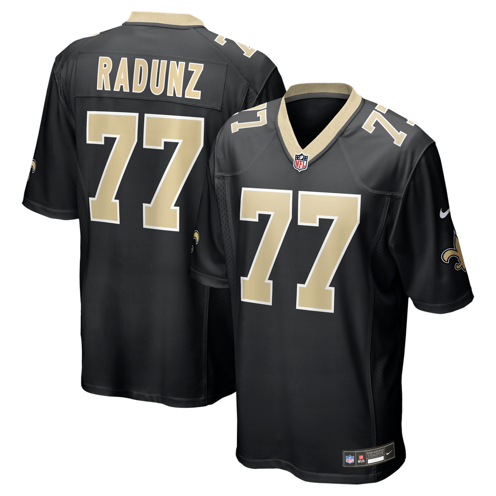 Dillon Radunz New Orleans Saints Nike Team Game Jersey -  Black