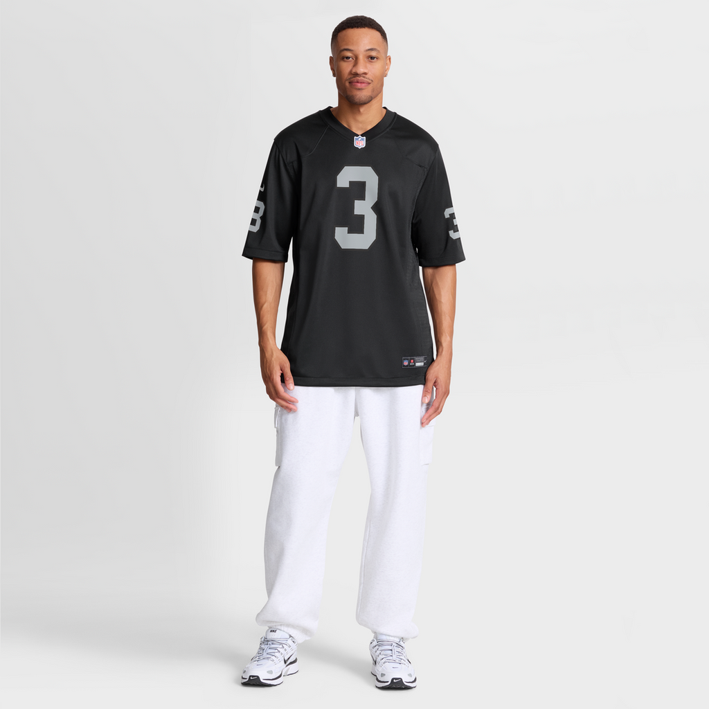 Zamir White Las Vegas Raiders Nike Team Game Jersey -  Black