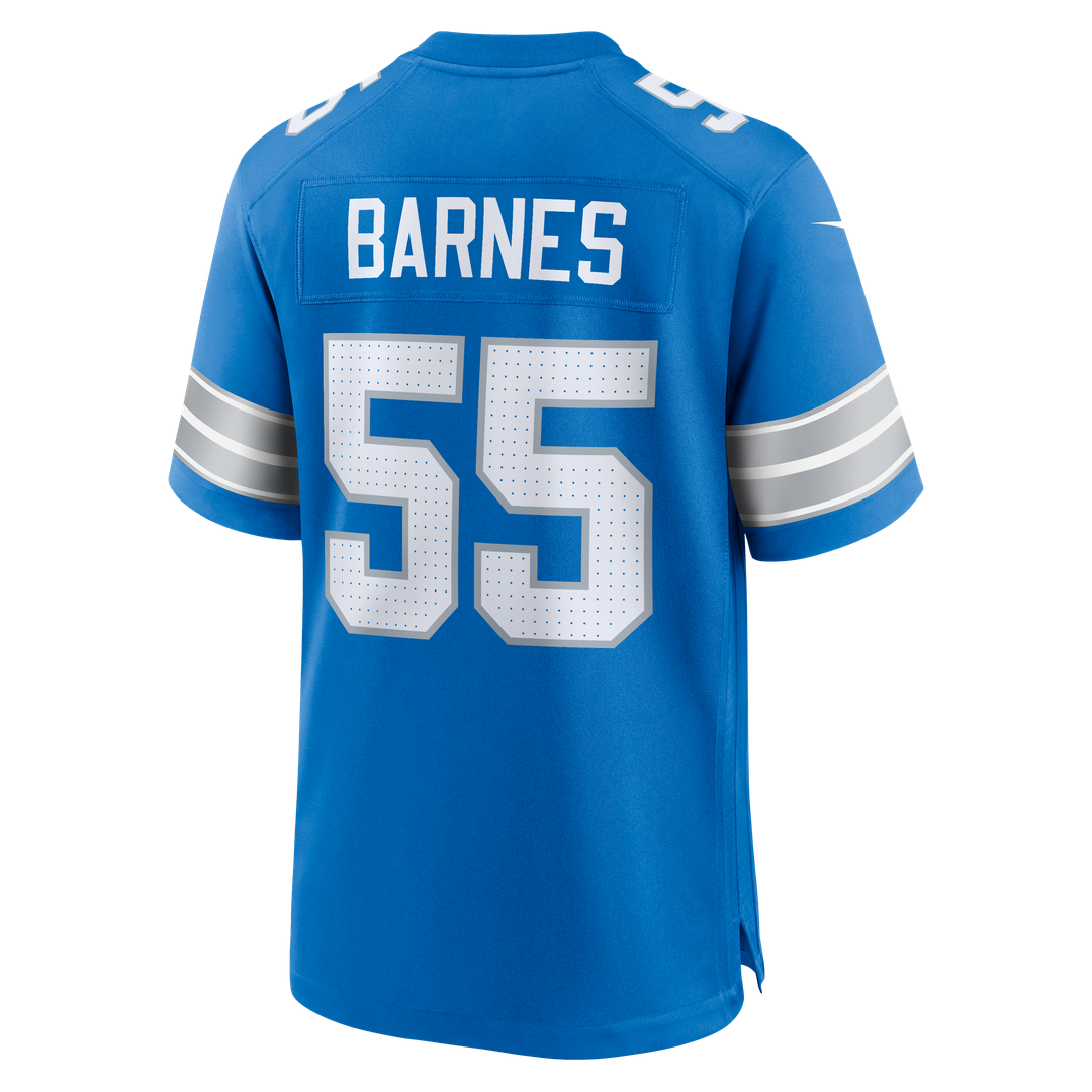 Derrick Barnes Detroit Lions Nike Team Game Jersey -  Blue