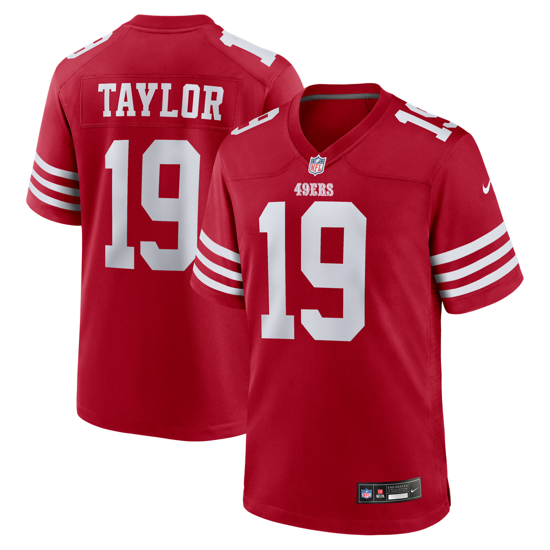 Trent Taylor San Francisco 49ers Nike Team Game Jersey -  Scarlet