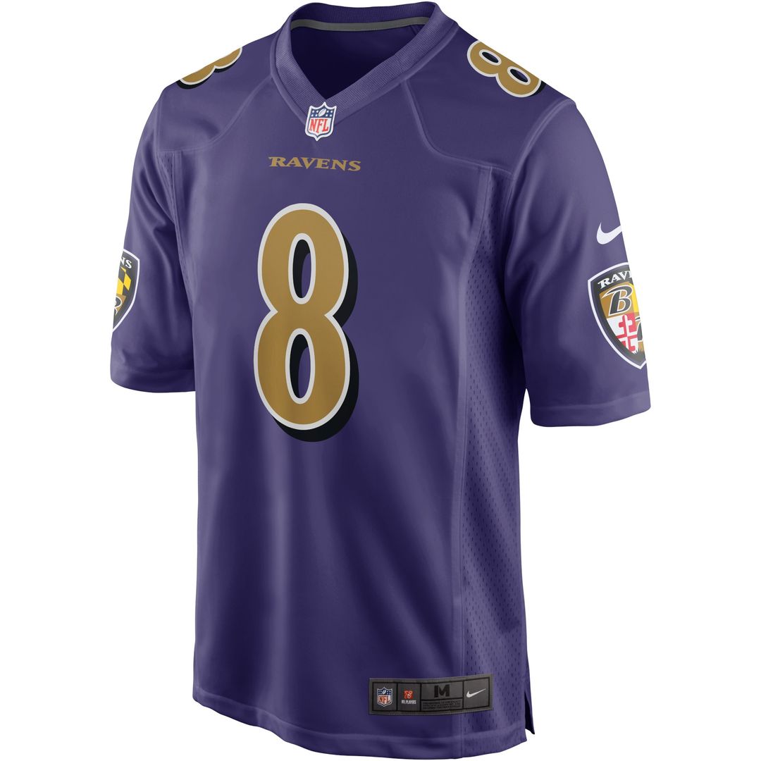 Lamar Jackson Baltimore Ravens Nike Game Jersey - White