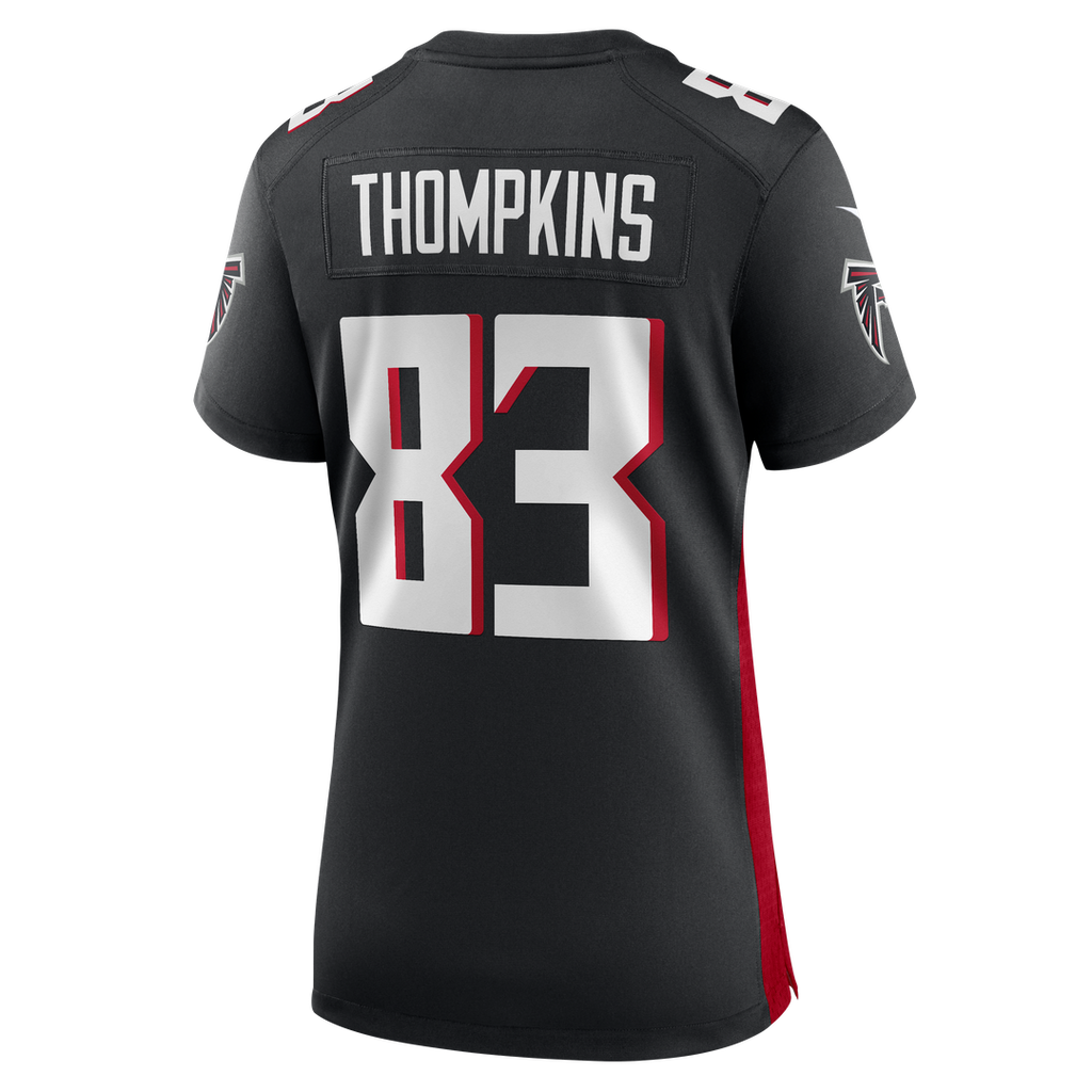Deven Thompkins Atlanta Falcons Nike Women's Team Game Jersey -  Black