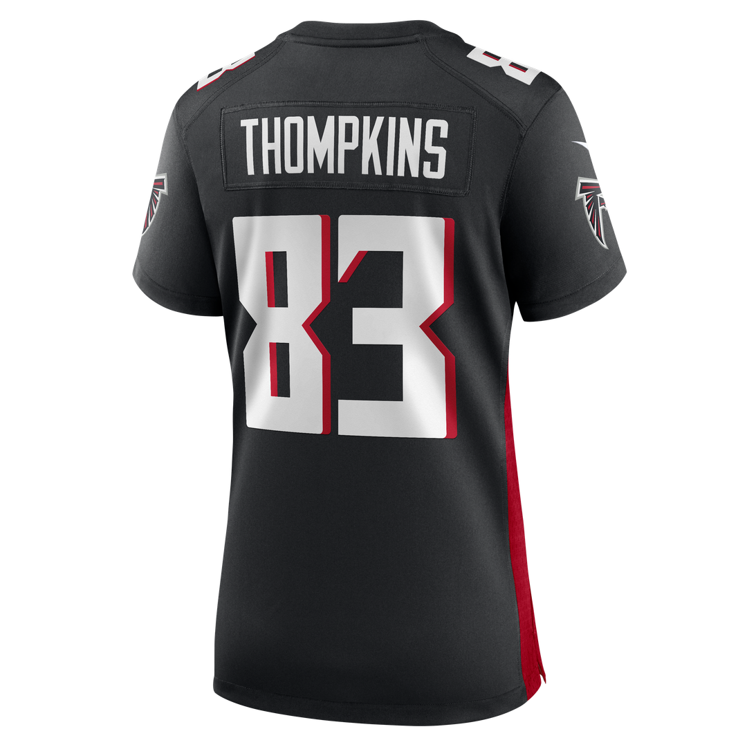 Deven Thompkins Atlanta Falcons Nike Women's Team Game Jersey -  Black