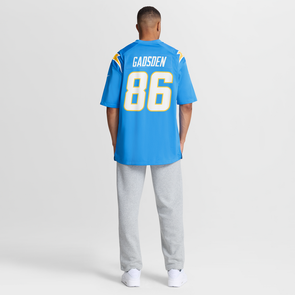 Oronde Gadsden Los Angeles Chargers Nike Team Game Jersey -  Powder Blue