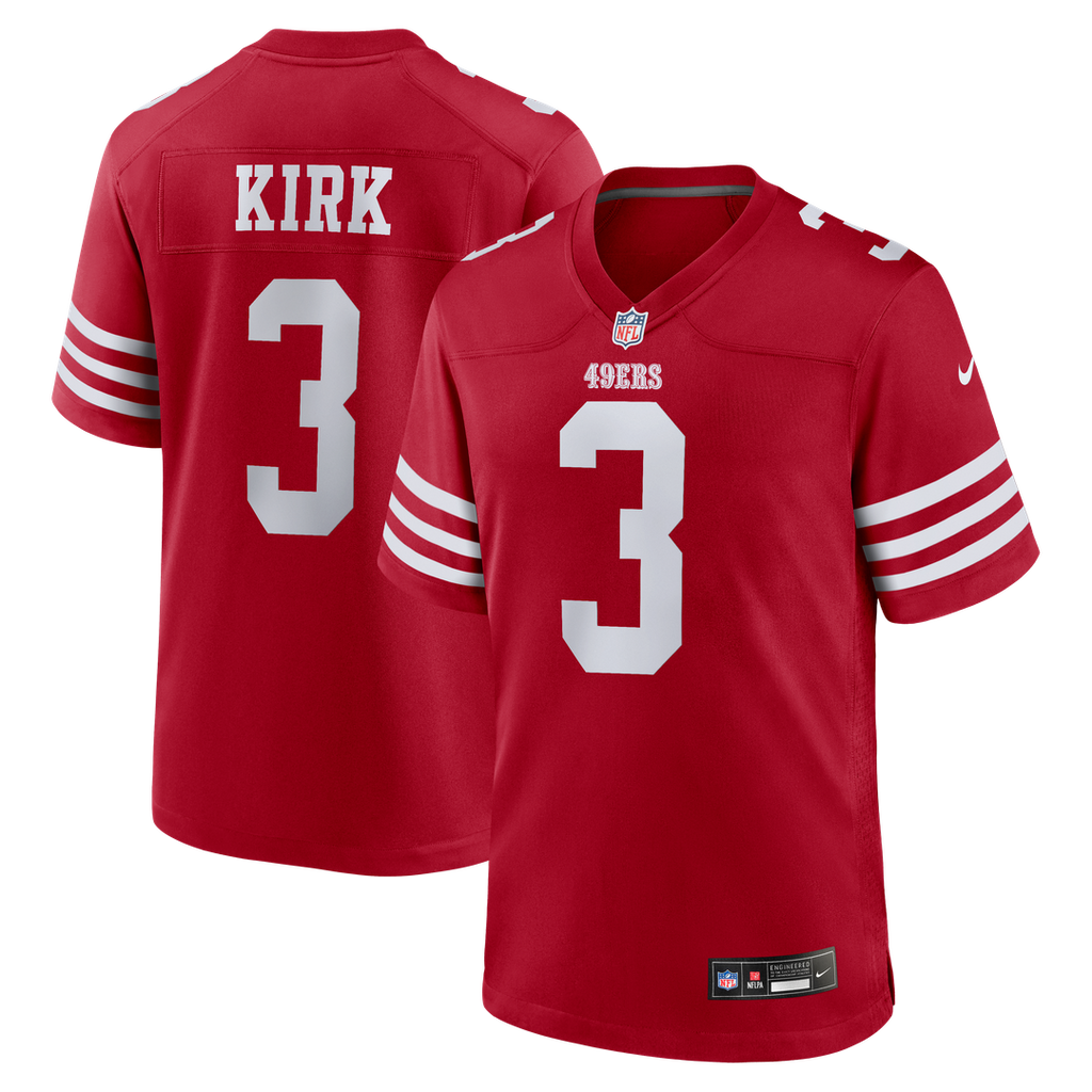 Christian Kirk San Francisco 49ers Nike Team Game Jersey -  Scarlet